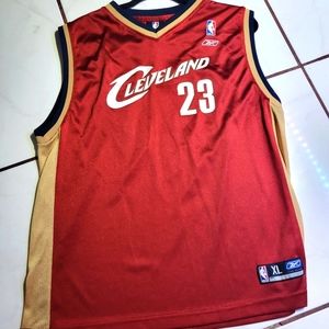 LeBron James Reebok screen printing official NBA jersey youth xl
